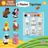 Farm Friends Plaster Paint Set