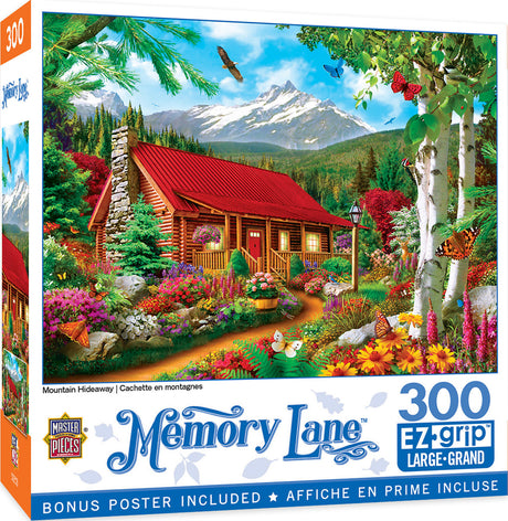 Memory Lane - Mountain Hideaway 300 Piece EZ Grip Puzzle