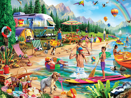 Campside - Day at the Lake 300 Piece EZ Grip Puzzle