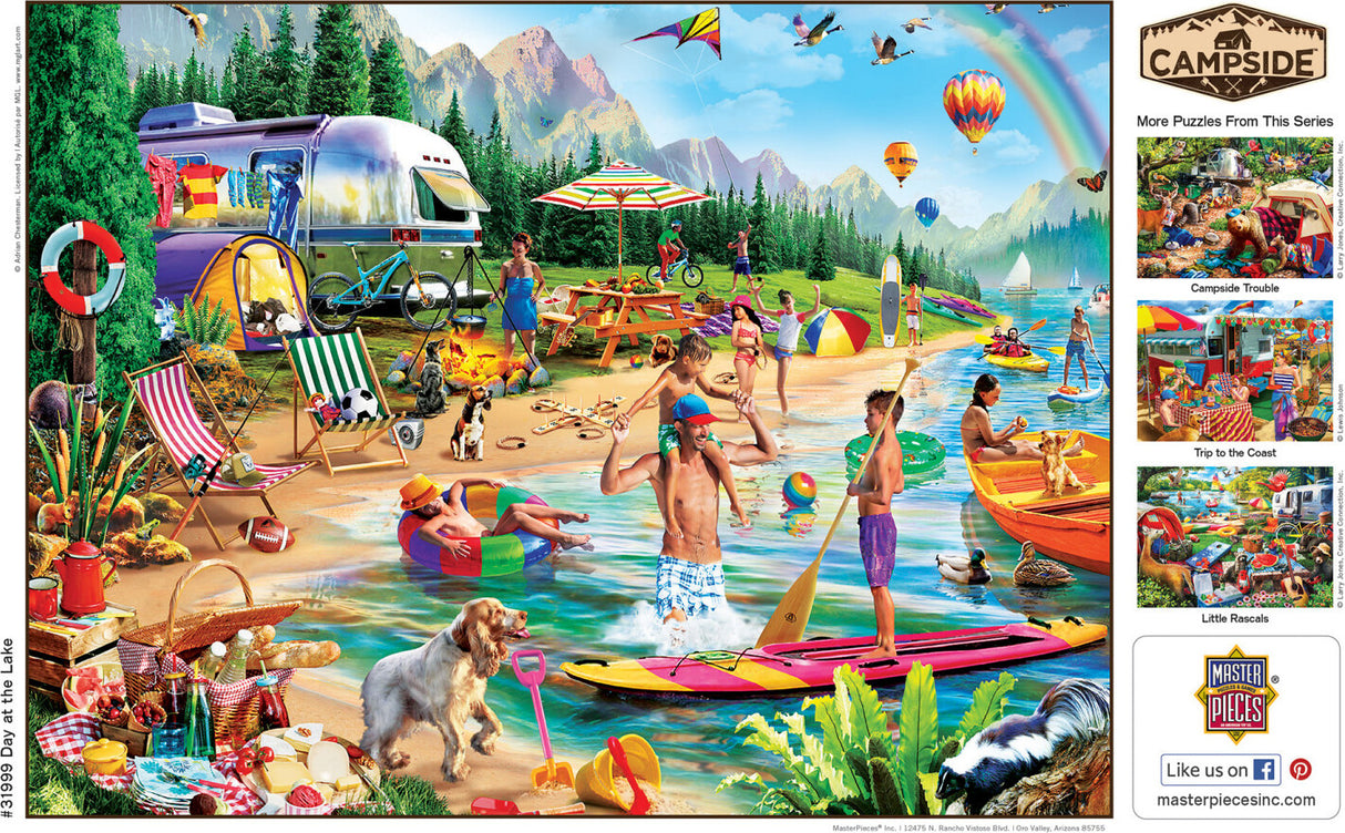 Campside - Day at the Lake 300 Piece EZ Grip Puzzle