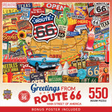 Greetings From - Route 66 550 Piece Puzzle