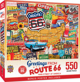 Greetings From - Route 66 550 Piece Puzzle