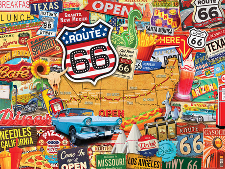 Greetings From - Route 66 550 Piece Puzzle