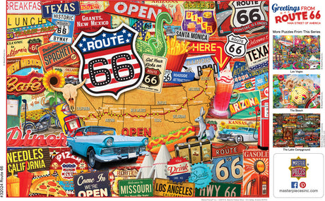 Greetings From - Route 66 550 Piece Puzzle