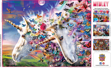 Medley - Unicorns & Butterflies 300 Piece EZ Grip Puzzle