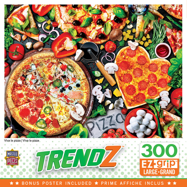 Trendz - Viva la Pizza 300 Piece EZ Grip Puzzle