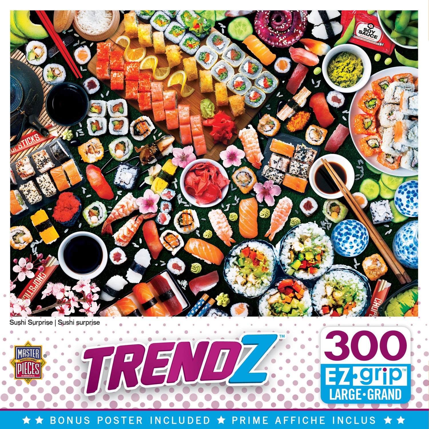 Trendz - Sushi Surprise 300pc EzGrip Puzzle – Toys on the Square