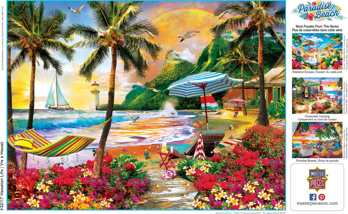 Paradise Beach - Hawaiian Life 550 Piece Puzzle