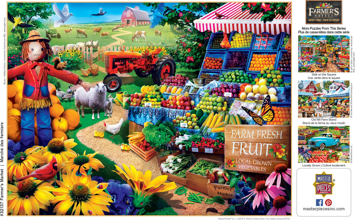 Farmer's Market - Fresh Farm Fruit 750 Piece Puzzle