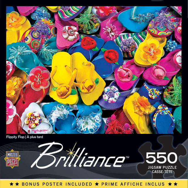 Brilliance - Flippity Flop 550 Piece Puzzle