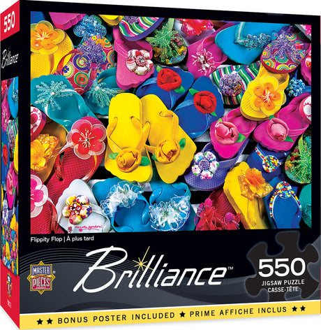 Brilliance - Flippity Flop 550 Piece Puzzle