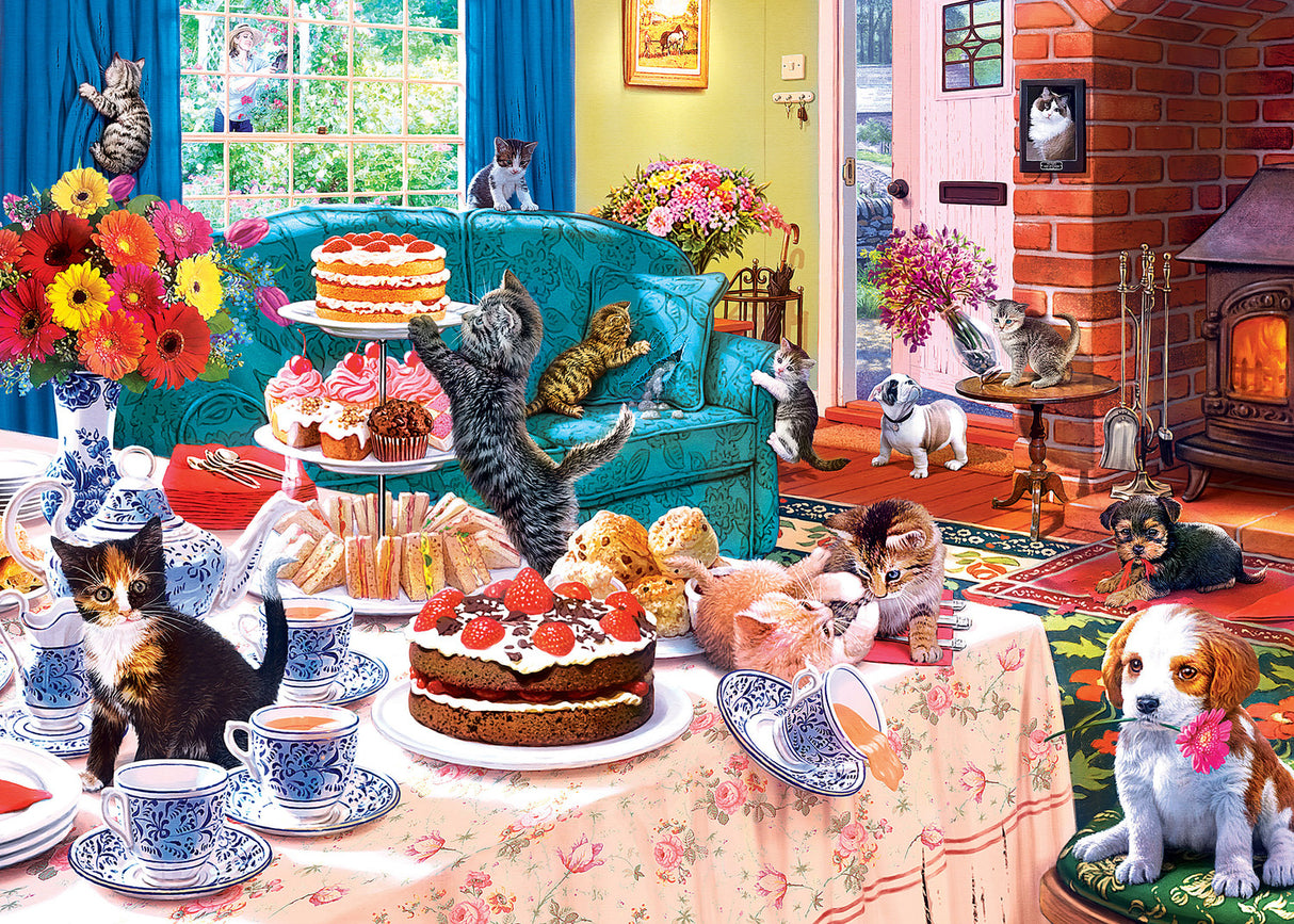 Home Sweet Home - Tea Time Terrors 500 Piece Puzzle