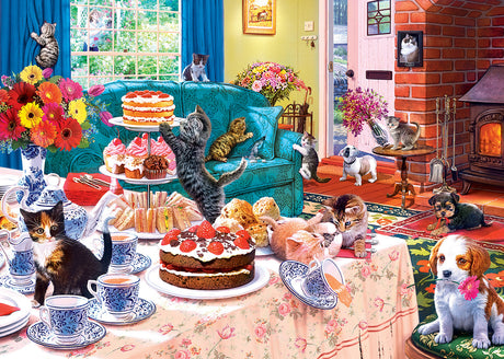 Home Sweet Home - Tea Time Terrors 500 Piece Puzzle