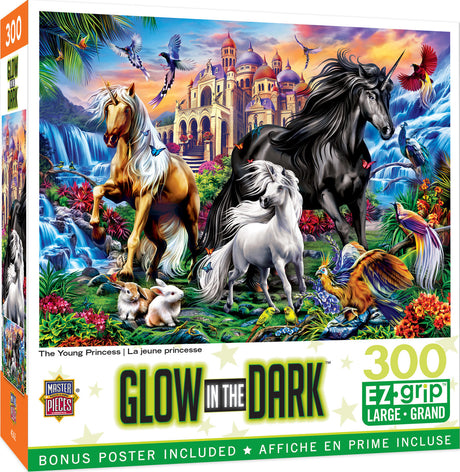 Glow in the Dark - The Young Princess 300 Piece EZ Grip Puzzle