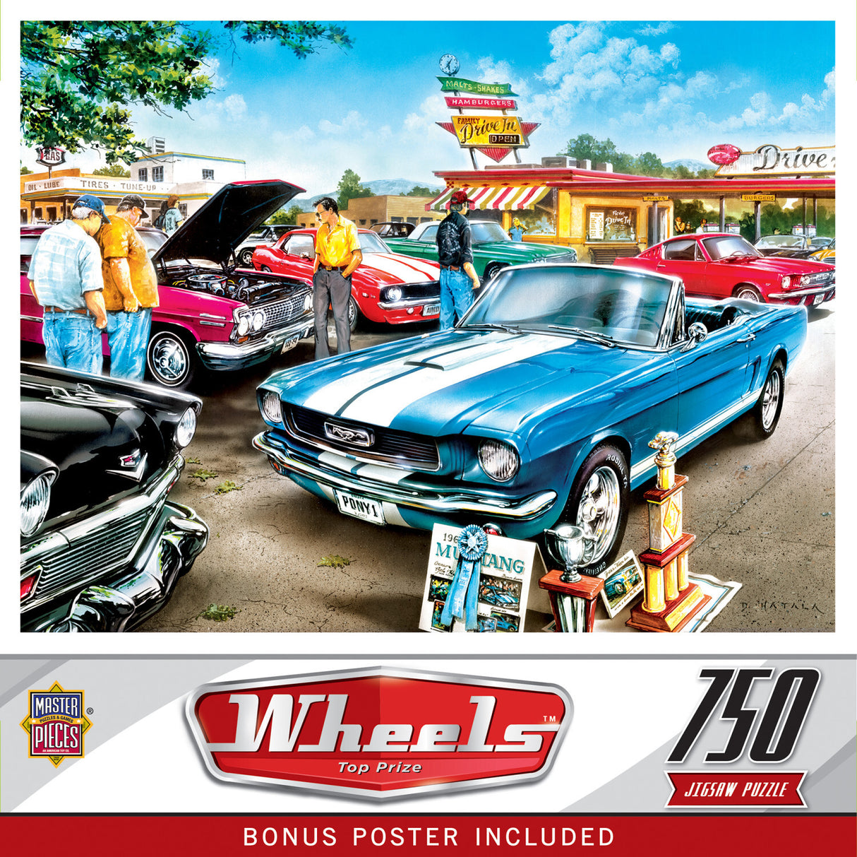 Wheels - Top Prize 750 Piece Puzzle