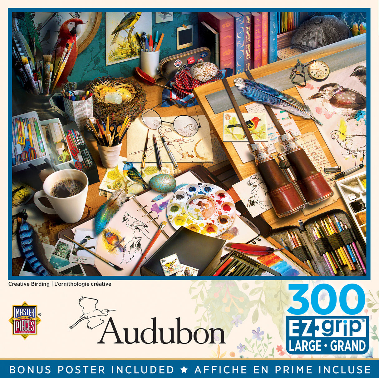 Audubon - Creative Birding 300 Piece EZ Grip Puzzle