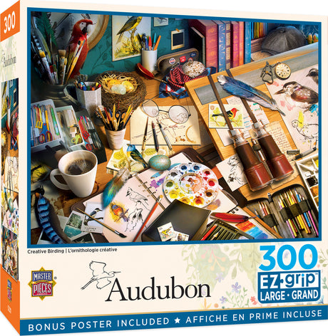 Audubon - Creative Birding 300 Piece EZ Grip Puzzle