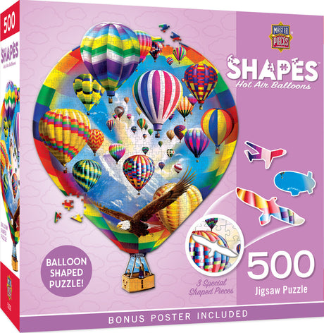 Contours - Hot Air Balloons 500 Piece Puzzle