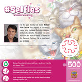 Selfies - Purrfect Portraits 500 Piece Puzzle