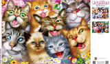 Selfies - Purrfect Portraits 500 Piece Puzzle