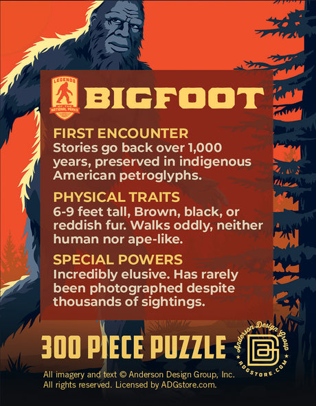 Puzzle Pod - Bigfoot 300 Piece Puzzle