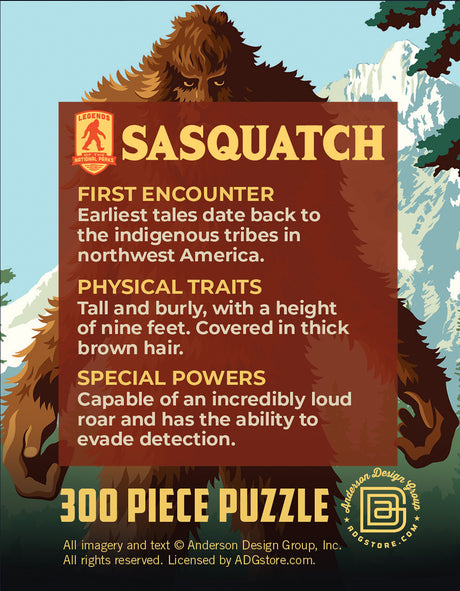 Puzzle Pod - Sasquatch 300 Piece Puzzle