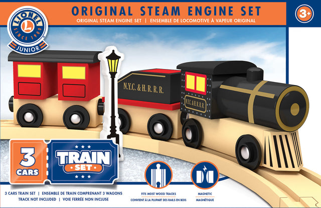 Lionel Original Steam Engine 3pc Toy Train Set