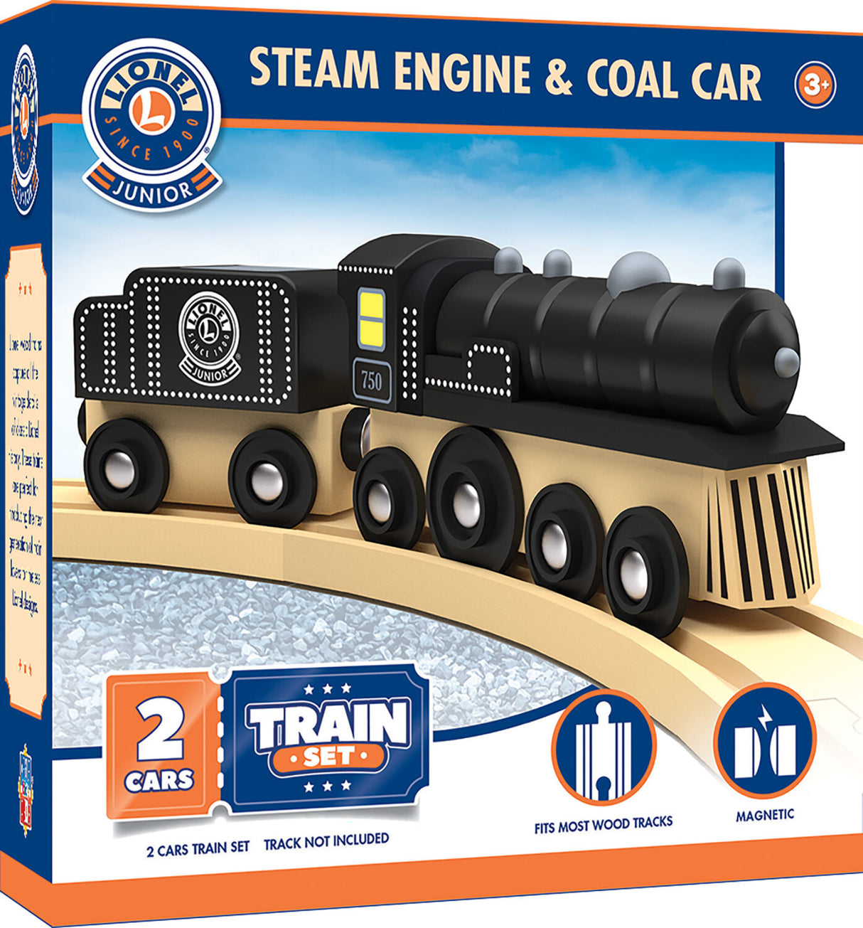 Lionel Steam Engine & Coal Car Toy Train Set