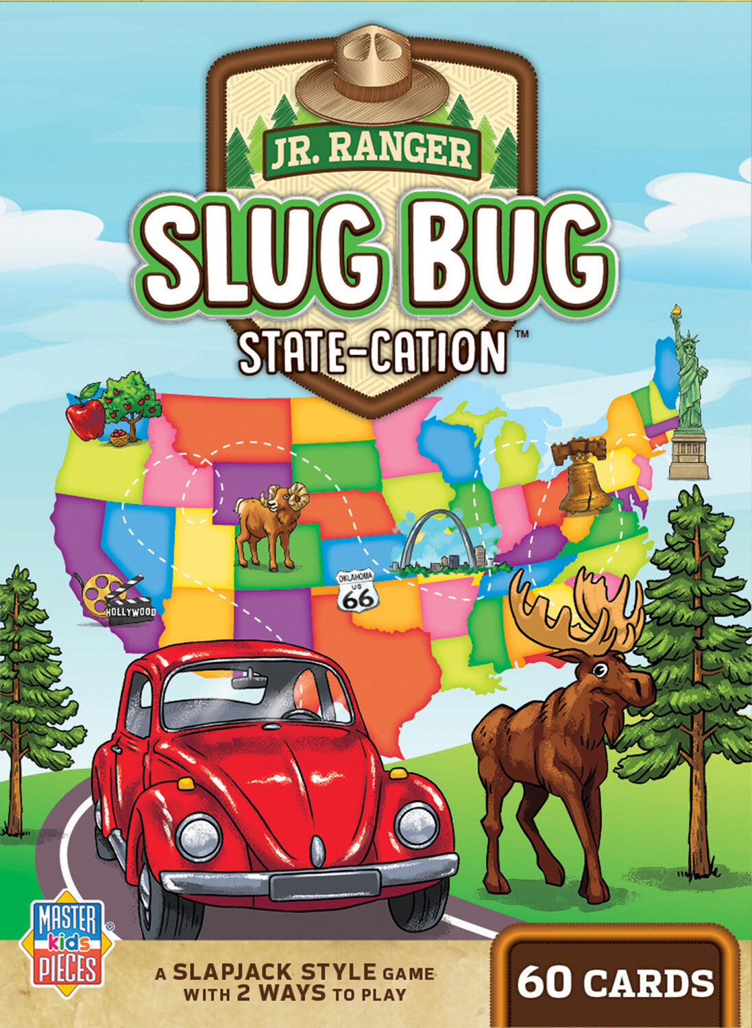 National Parks Jr Ranger - Slug Bug State-cation Card Game