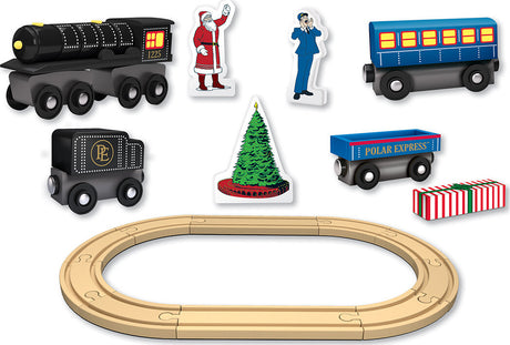 Polar Express 18pc Wood Toy Train Set