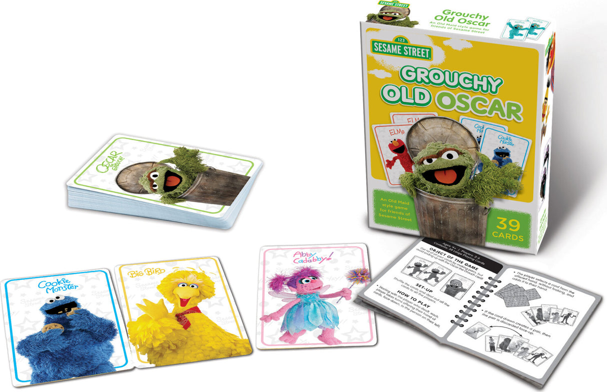 Sesame Street - Grouchy Old Oscar Card Game