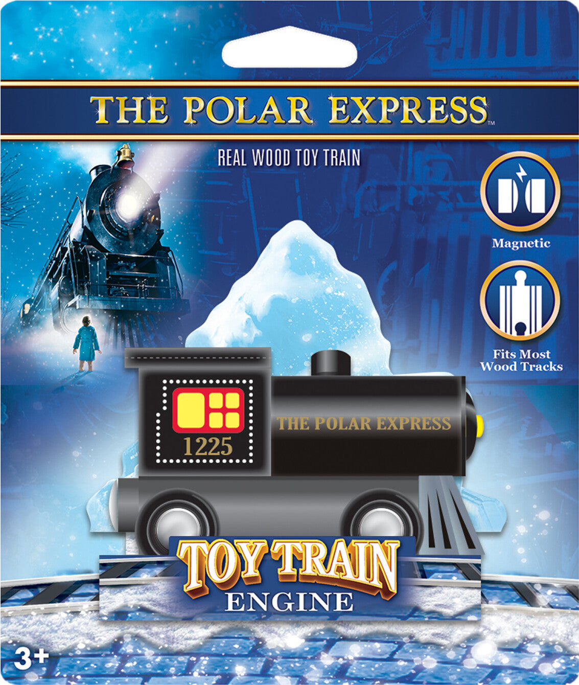 Polar Express Wood Train Engine