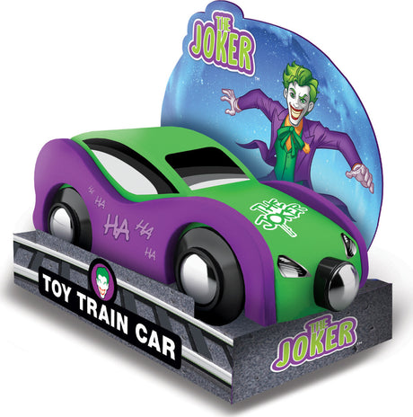 Batman Joker Car Wood Toy Train