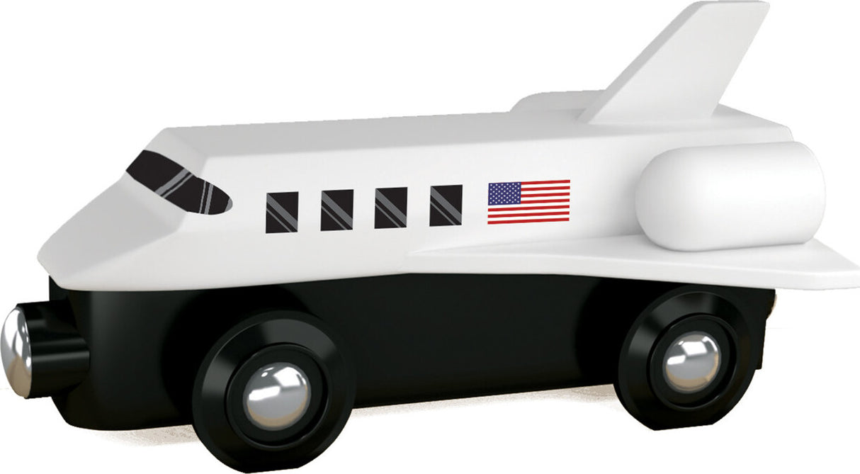 Space Shuttle Wood Toy Train