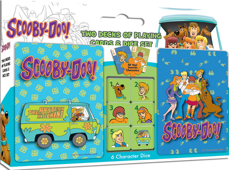 Scooby Doo 2-pack Playing Cards and Dice Set