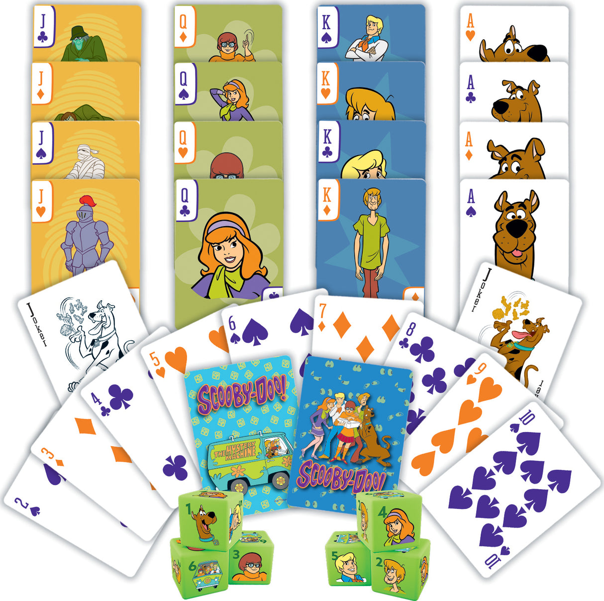 Scooby Doo 2-pack Playing Cards and Dice Set