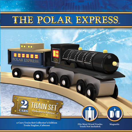 Polar Express 2pc Wood Toy Train Set