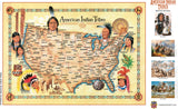 Tribal Spirit - American Indian Tribes 500 Piece Puzzle