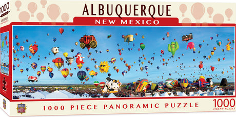 American Vista Panoramic - Albuquerque Balloons 1000 Piece Puzzle