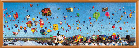 American Vista Panoramic - Albuquerque Balloons 1000 Piece Puzzle