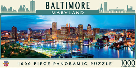 American Vista Panoramic - Baltimore 1000 Piece Puzzle