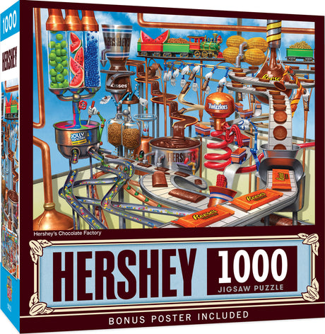 Hershey's - Chocolate Factory 1000 Piece Puzzle