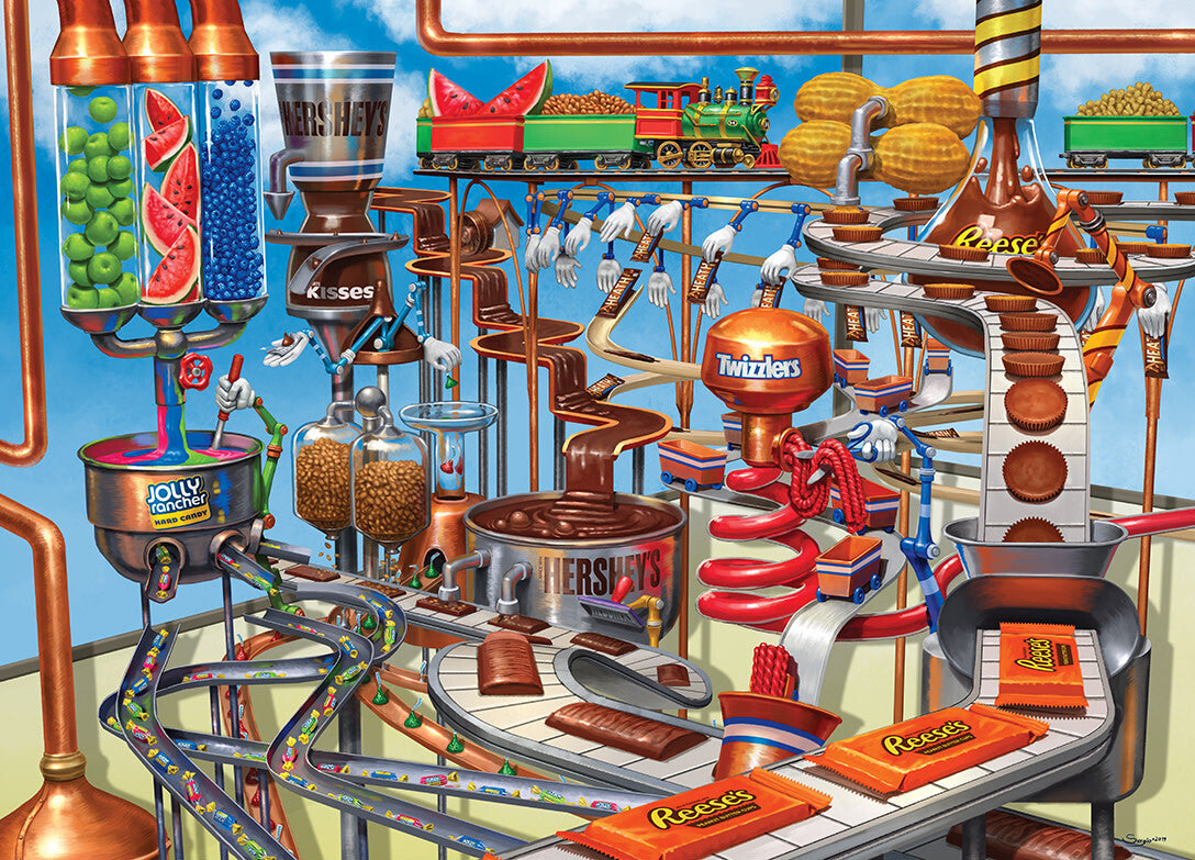 Hershey's - Chocolate Factory 1000 Piece Puzzle