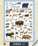 Field Guide - Land Mammals of North America 1000 Piece Puzzle