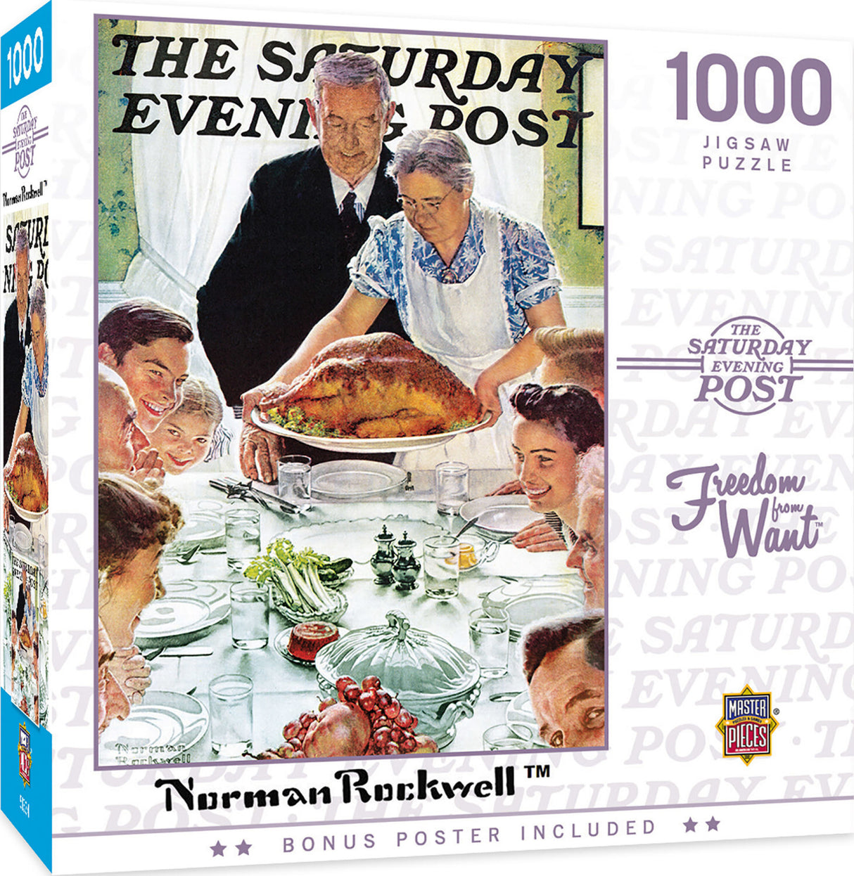 Saturday Evening Post - Freedom from Want 1000 Piece Puzzle