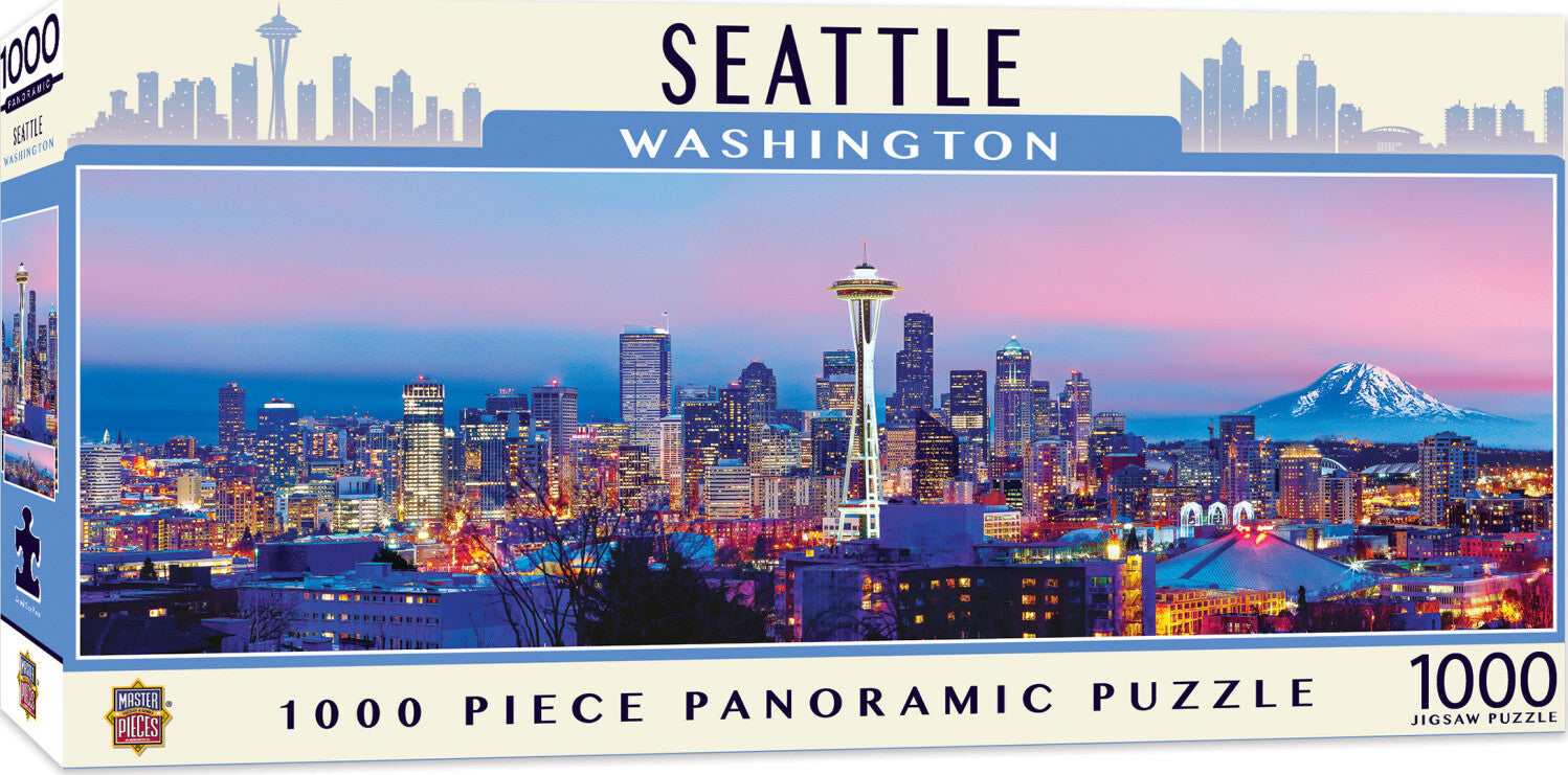 Blakeway Panoramas - Seattle 1000pc Panoramic Puzzle – Toys