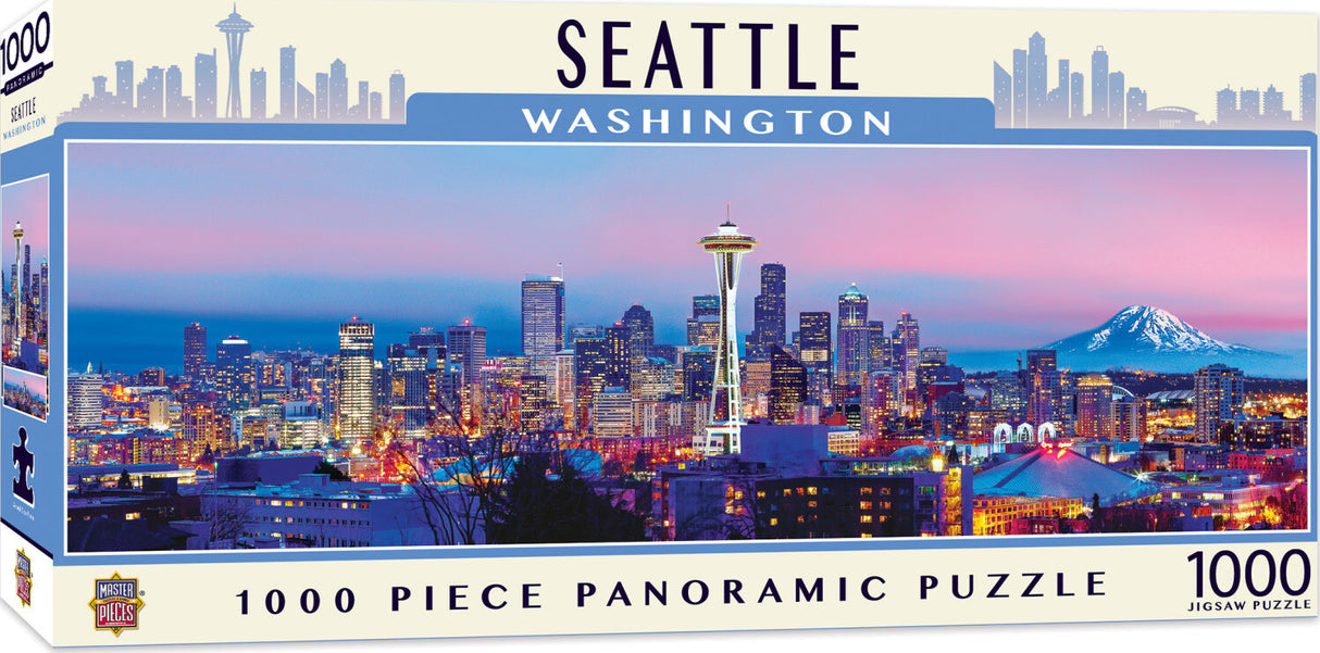 American Vista Panoramic - Seattle - 1000 Piece Puzzle