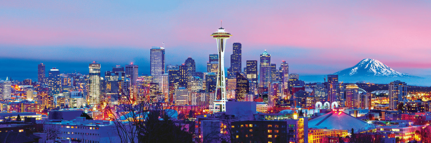 Blakeway Panoramas - Seattle 1000pc Panoramic Puzzle – Toys