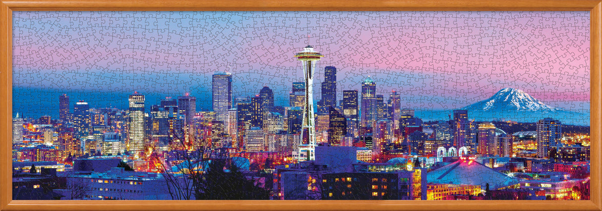 American Vista Panoramic - Seattle - 1000 Piece Puzzle