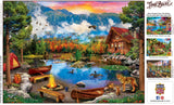 Time Away - Sunset Canoe 1000 Piece Puzzle